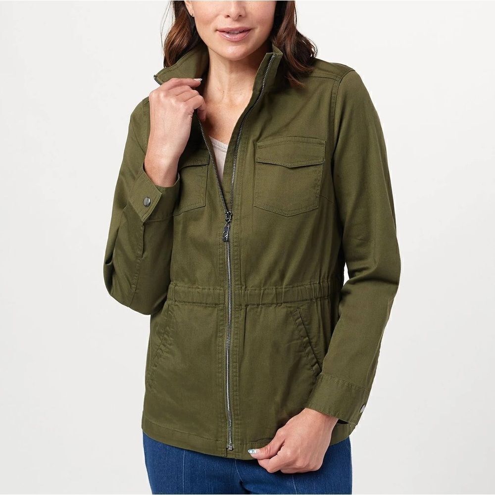 Belle by Kim Gravel Stretch Twill Anorak Jacket